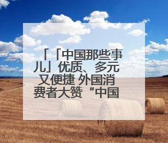 「中国那些事儿」优质、多元又便捷 外国消费者大赞“中国购”是全新体验！