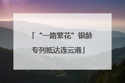 “一路繁花”银龄专列抵达连云港