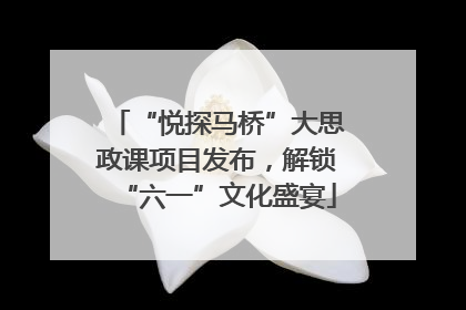 “悦探马桥”大思政课项目发布，解锁“六一”文化盛宴