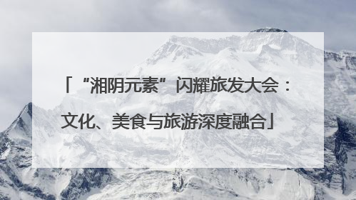 “湘阴元素”闪耀旅发大会：文化、美食与旅游深度融合