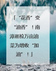 “花香”变“油香”！南漳巡检万亩油菜为增收“加油”！