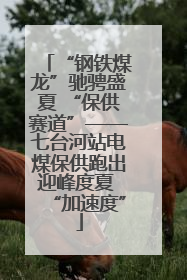 “钢铁煤龙”驰骋盛夏 “保供赛道”——七台河站电煤保供跑出迎峰度夏 “加速度”