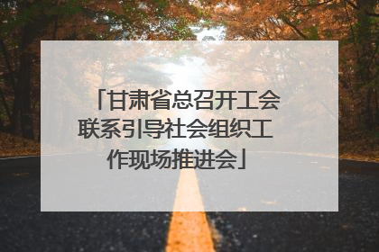甘肃省总召开工会联系引导社会组织工作现场推进会