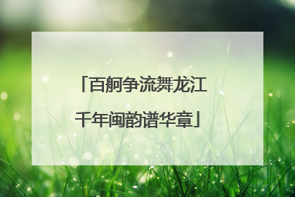 百舸争流舞龙江 千年闽韵谱华章