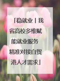 稳就业丨我省高校多维赋能就业服务 精准对接自贸港人才需求