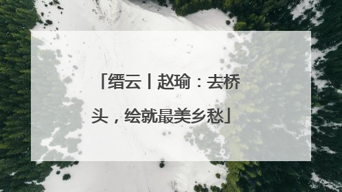 缙云丨赵瑜：去桥头，绘就最美乡愁