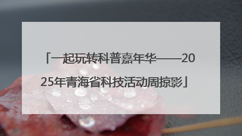 一起玩转科普嘉年华——2025年青海省科技活动周掠影