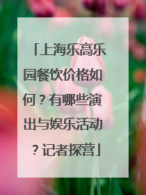 上海乐高乐园餐饮价格如何？有哪些演出与娱乐活动？记者探营