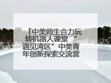 中美师生合力玩转机器人课堂 “遇见湾区”中美青年创新探索交流营在深圳开营