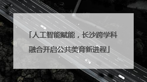 人工智能赋能，长沙跨学科融合开启公共美育新进程