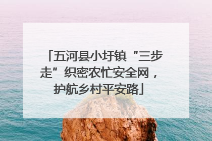 五河县小圩镇“三步走”织密农忙安全网，护航乡村平安路