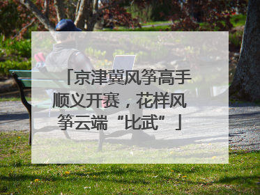 京津冀风筝高手顺义开赛，花样风筝云端“比武”