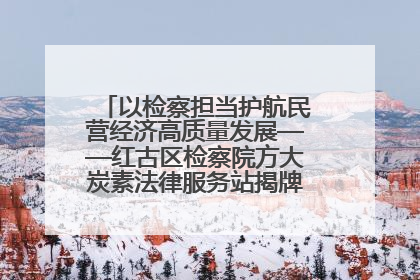 以检察担当护航民营经济高质量发展——红古区检察院方大炭素法律服务站揭牌彰显法治护航深度