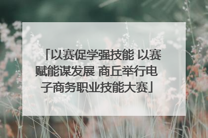 以赛促学强技能 以赛赋能谋发展 商丘举行电子商务职业技能大赛
