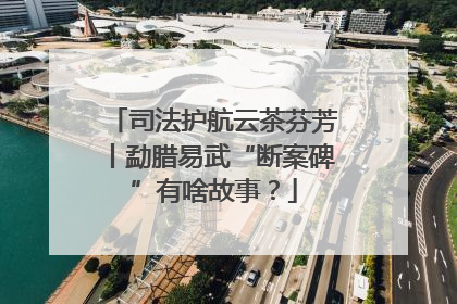 司法护航云茶芬芳丨勐腊易武“断案碑”有啥故事？