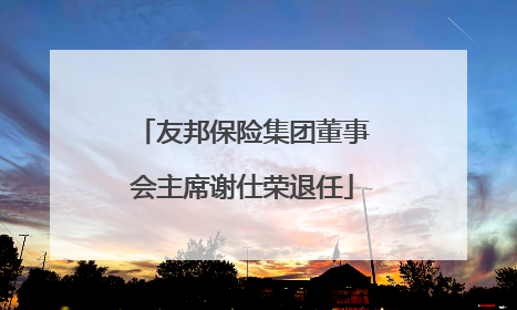 友邦保险集团董事会主席谢仕荣退任