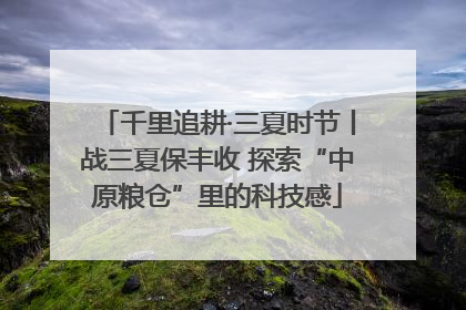 千里追耕·三夏时节丨战三夏保丰收 探索“中原粮仓”里的科技感