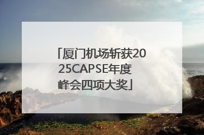 厦门机场斩获2025CAPSE年度峰会四项大奖