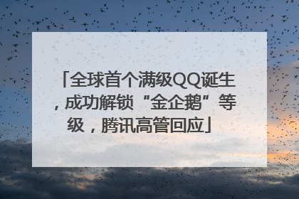 全球首个满级QQ诞生，成功解锁“金企鹅”等级，腾讯高管回应