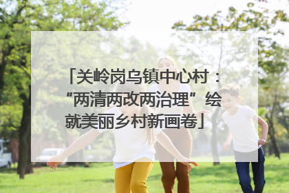 关岭岗乌镇中心村：“两清两改两治理”绘就美丽乡村新画卷