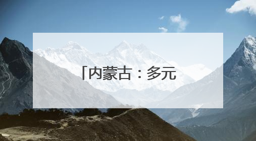 内蒙古：多元协同构筑产业发展新高地