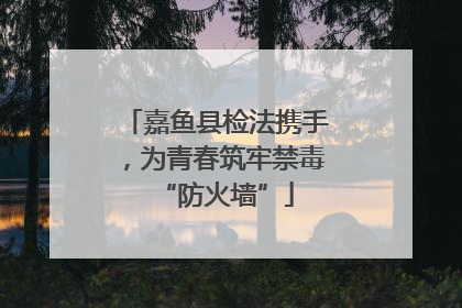 嘉鱼县检法携手，为青春筑牢禁毒“防火墙”