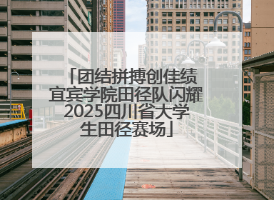 团结拼搏创佳绩 宜宾学院田径队闪耀2025四川省大学生田径赛场