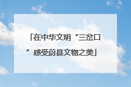 在中华文明“三岔口”感受蔚县文物之美