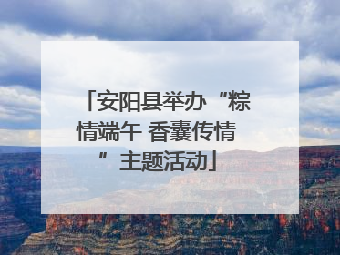安阳县举办“粽情端午 香囊传情”主题活动