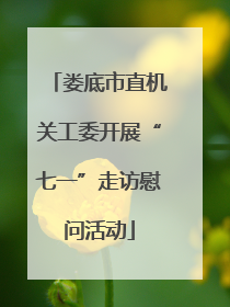 娄底市直机关工委开展“七一”走访慰问活动