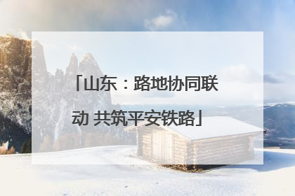 山东：路地协同联动 共筑平安铁路