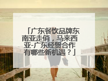 广东餐饮品牌东南亚走俏，马来西亚-广东经贸合作有哪些新机遇？