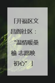 开福区文昌阁社区：“温情暖桑榆 志愿映初心”