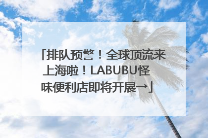 排队预警！全球顶流来上海啦！LABUBU怪味便利店即将开展→