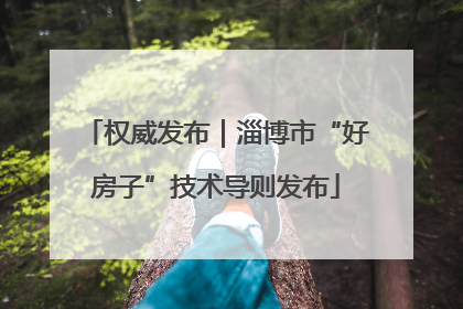 权威发布｜淄博市“好房子”技术导则发布