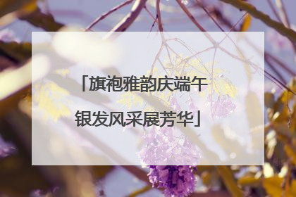 旗袍雅韵庆端午 银发风采展芳华