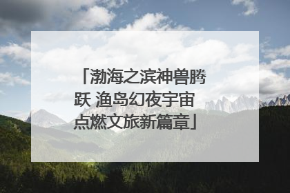 渤海之滨神兽腾跃 渔岛幻夜宇宙点燃文旅新篇章