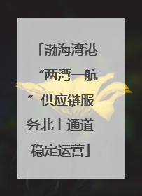 渤海湾港“两湾一航”供应链服务北上通道稳定运营