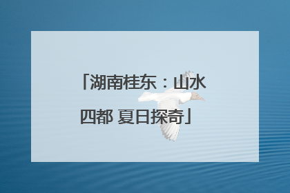 湖南桂东：山水四都 夏日探奇