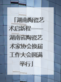 湖南陶瓷艺术启新程——湖南省陶瓷艺术家协会换届工作大会圆满举行