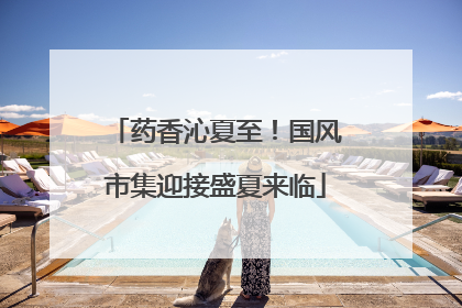 药香沁夏至！国风市集迎接盛夏来临
