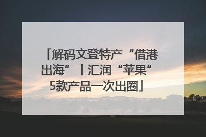 解码文登特产“借港出海”丨汇润“苹果”5款产品一次出圈