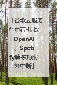 谷歌云服务严重宕机 致OpenAI、Spotify等多项服务中断