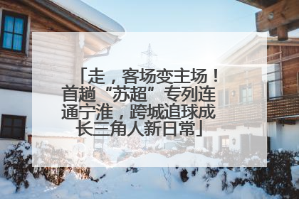走，客场变主场！首趟“苏超”专列连通宁淮，跨城追球成长三角人新日常