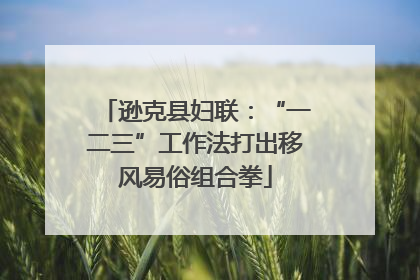 逊克县妇联：“一二三”工作法打出移风易俗组合拳