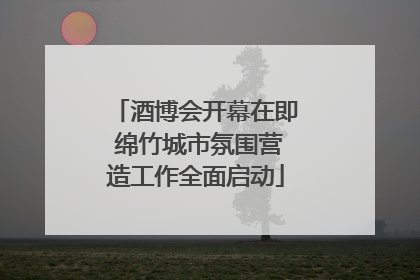 酒博会开幕在即 绵竹城市氛围营造工作全面启动