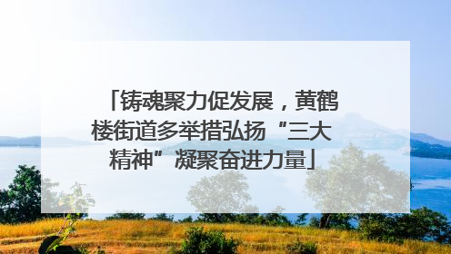 铸魂聚力促发展，黄鹤楼街道多举措弘扬“三大精神”凝聚奋进力量