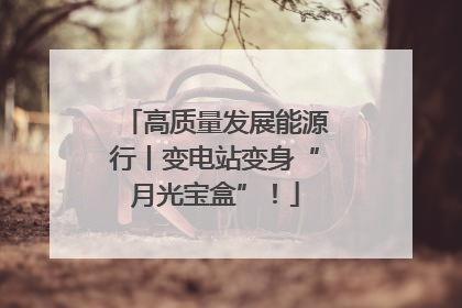高质量发展能源行丨变电站变身“月光宝盒”！