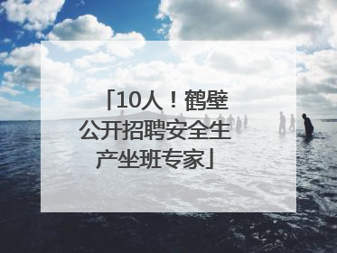 10人！鹤壁公开招聘安全生产坐班专家