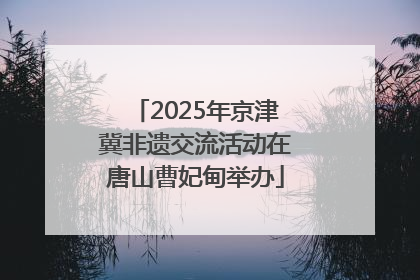 2025年京津冀非遗交流活动在唐山曹妃甸举办